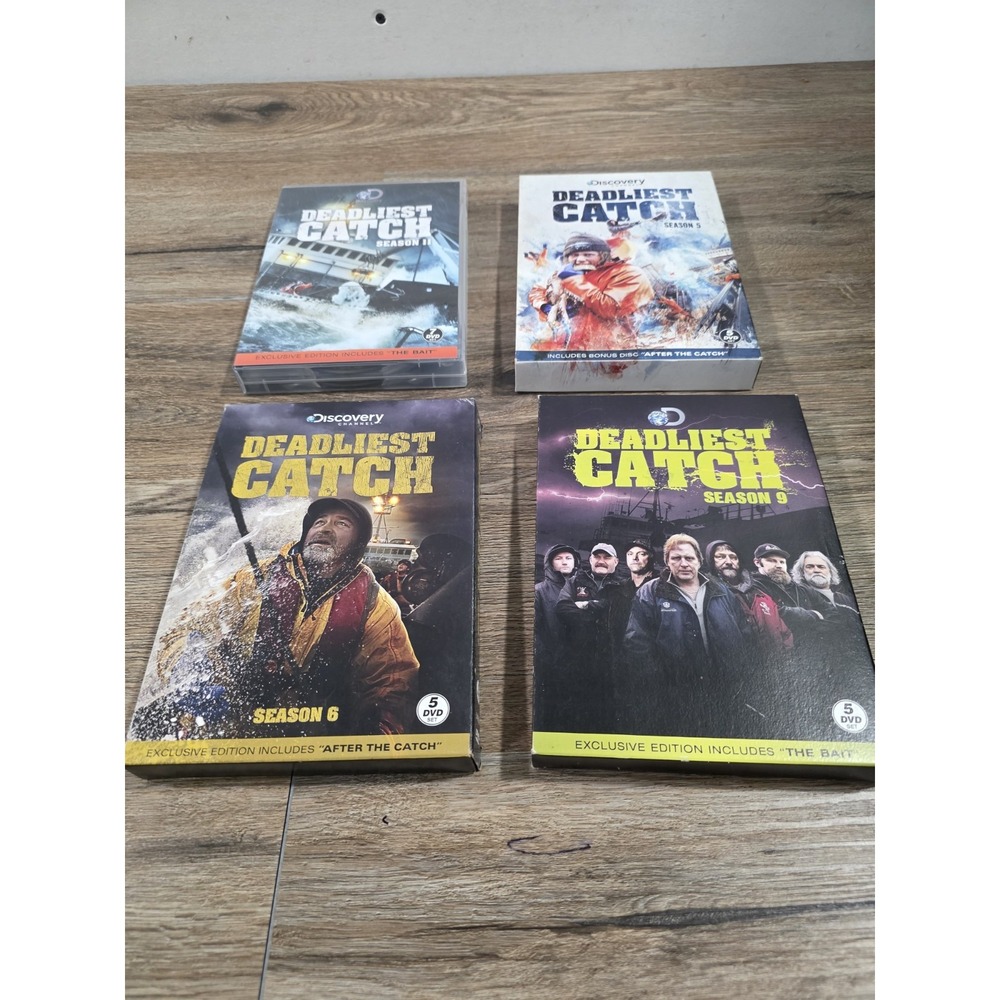 Deadliest Catch Season 2, 5, 6, And 9 Box Set DVD Discovery Channel Widescreen